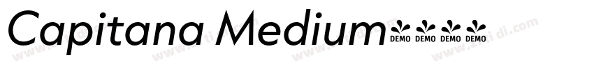 Capitana Medium字体转换